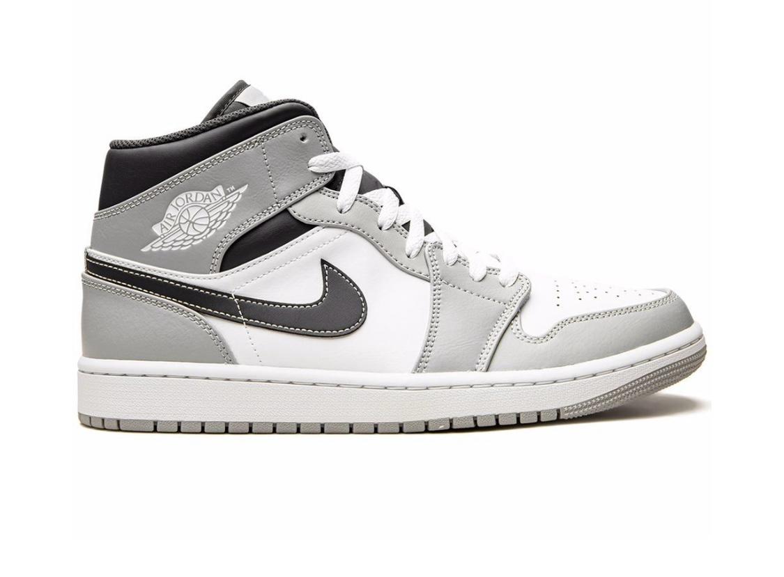 Jordan 1 Mid Light Smoke Grey