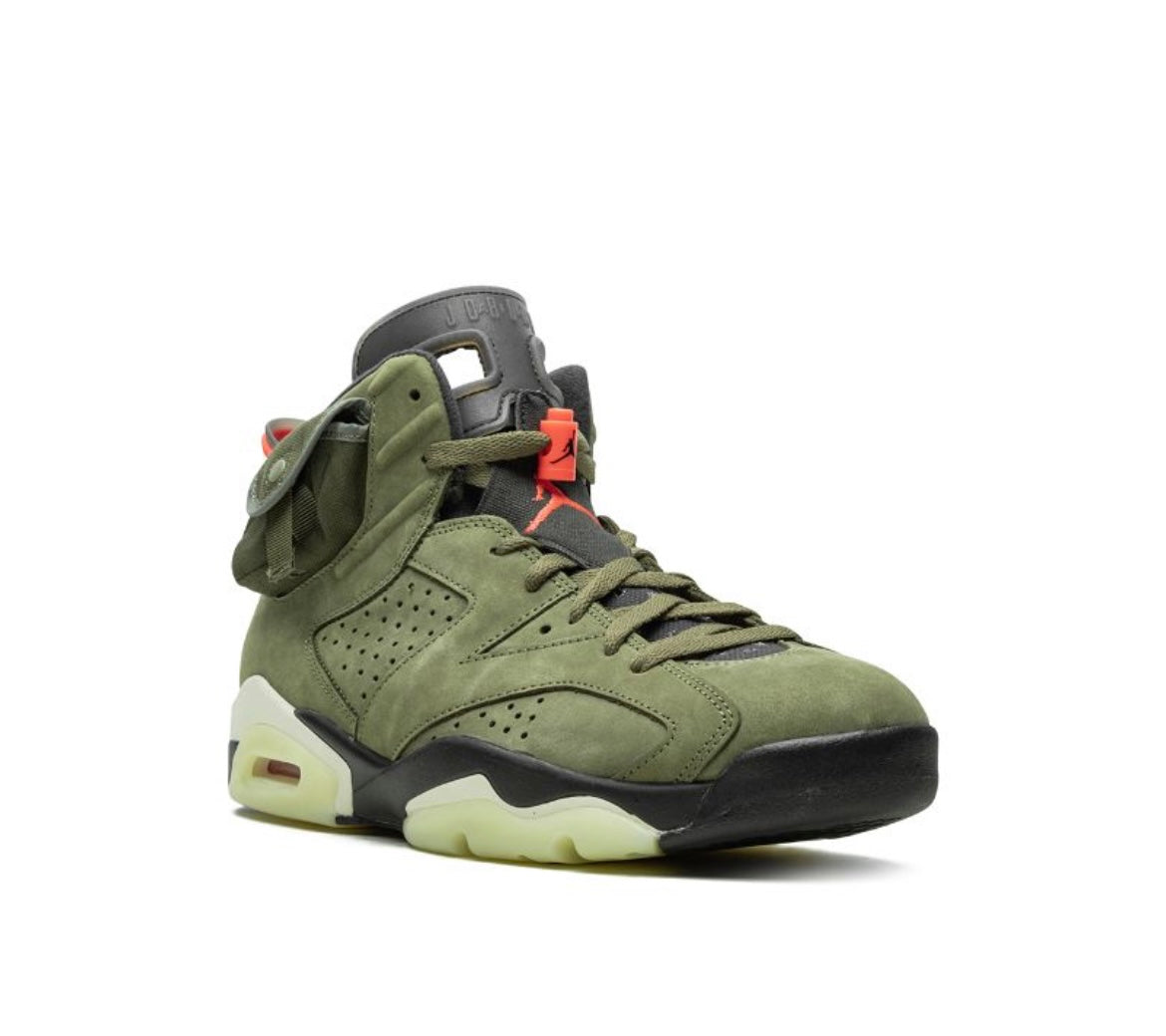 Air Jordan 6 Retro Travis Scott Green