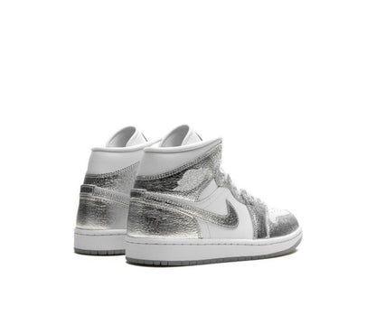 Air Jordan 1 Mid Metallic Silver