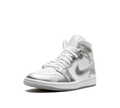 Air Jordan 1 Mid Metallic Silver