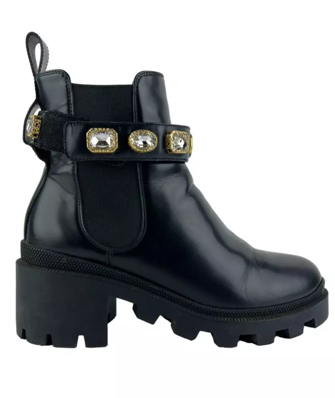 Botas Gucci GG Crystals Black