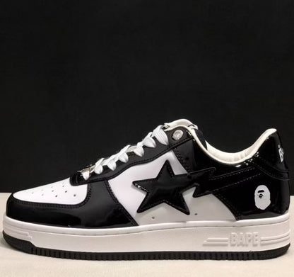 Bape Bapesta B&W