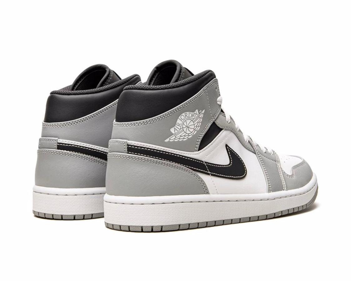 Jordan 1 Mid Light Smoke Grey